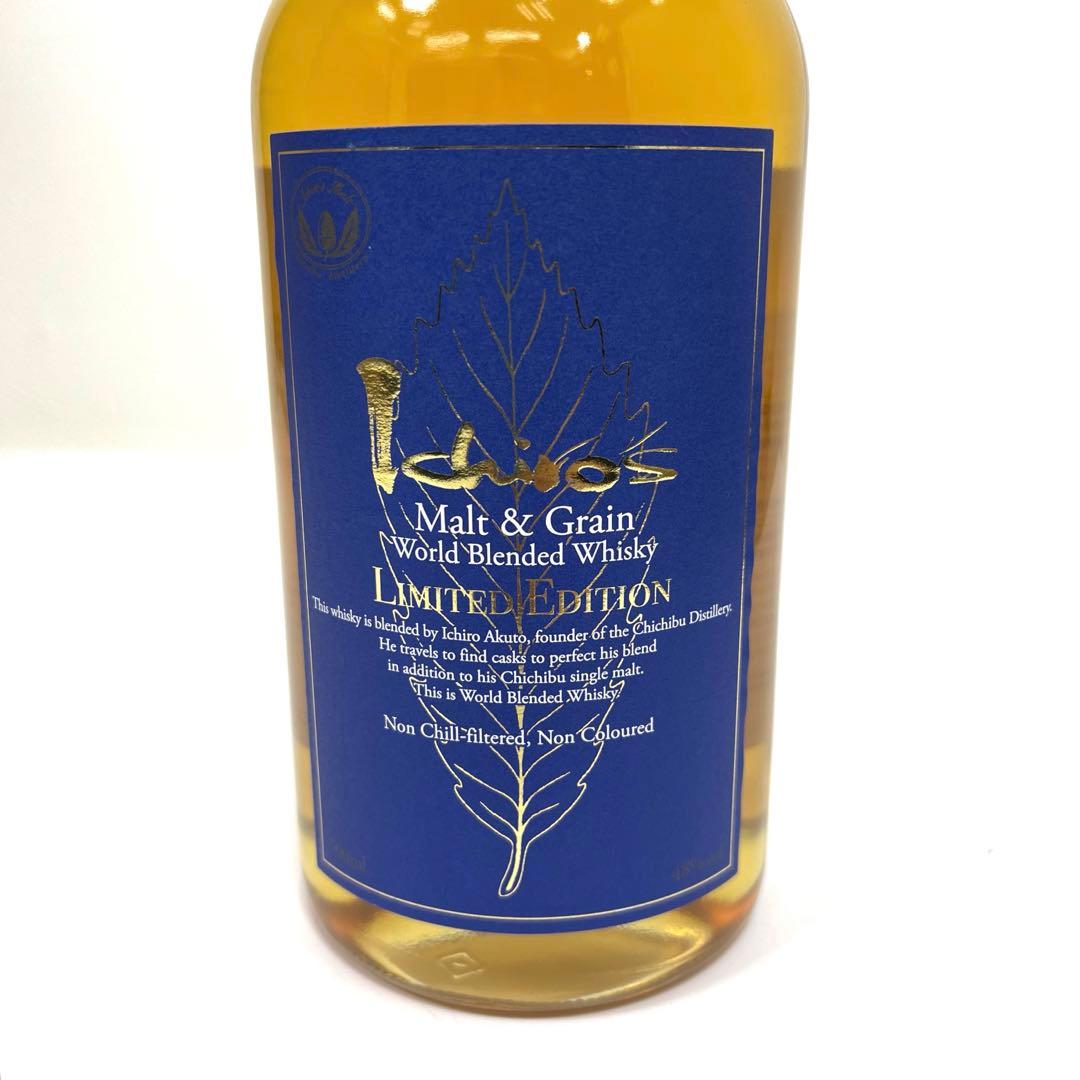 【未開栓】イチローズモルト アンド グレーン　リミテッドエディション　青ラベル
