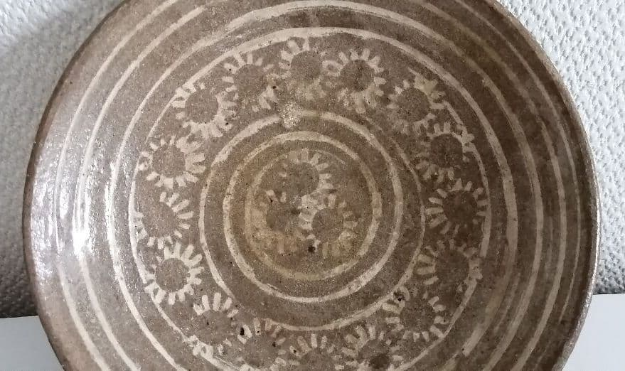 朝鮮　象嵌　皿