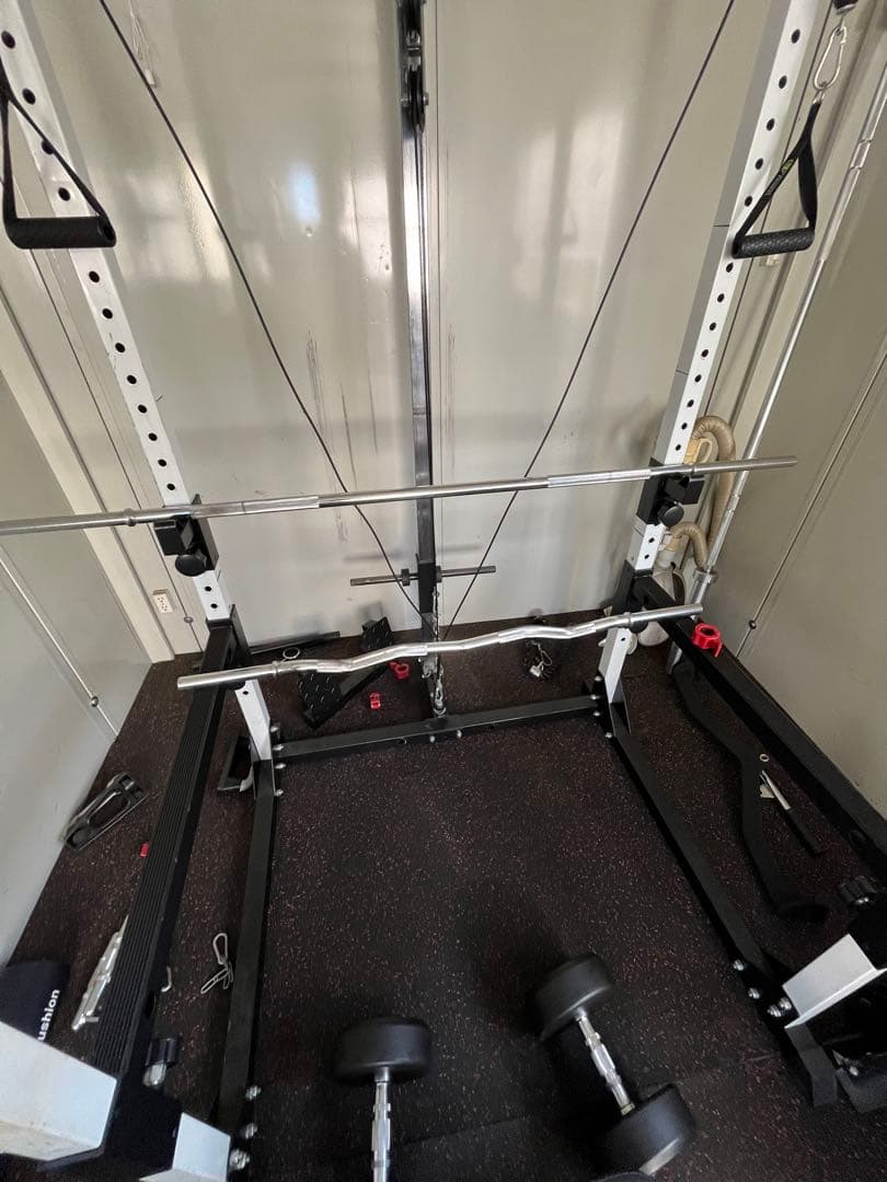 バーベルラック ケーブルシステム付き　アイロテック