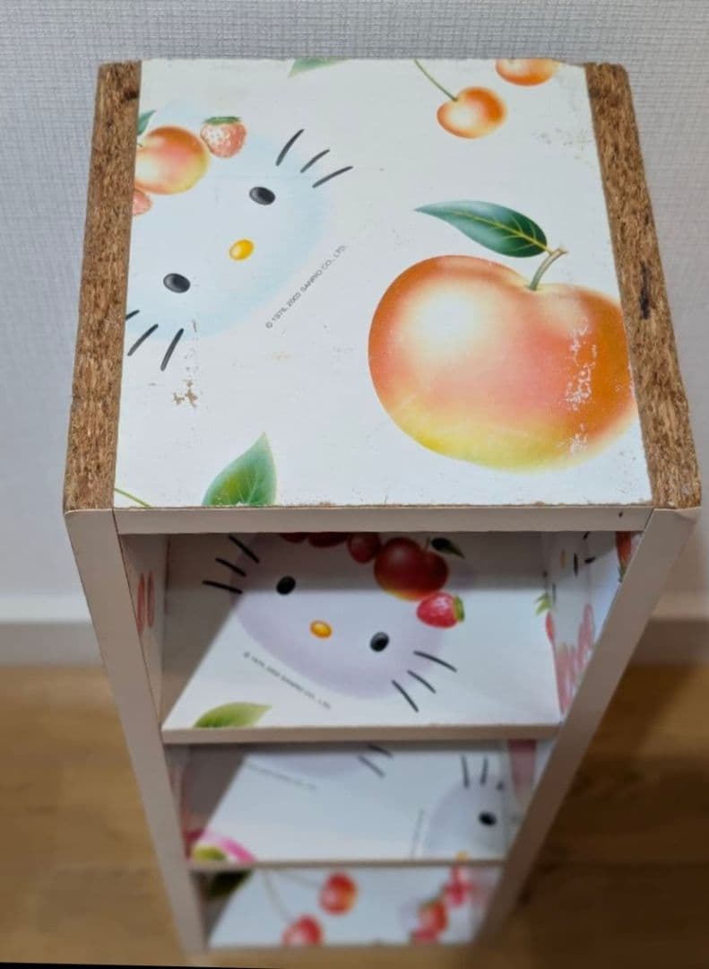 激レア！ハローキティ　3段ボックス　フルーツ柄　サンリオ　2002年