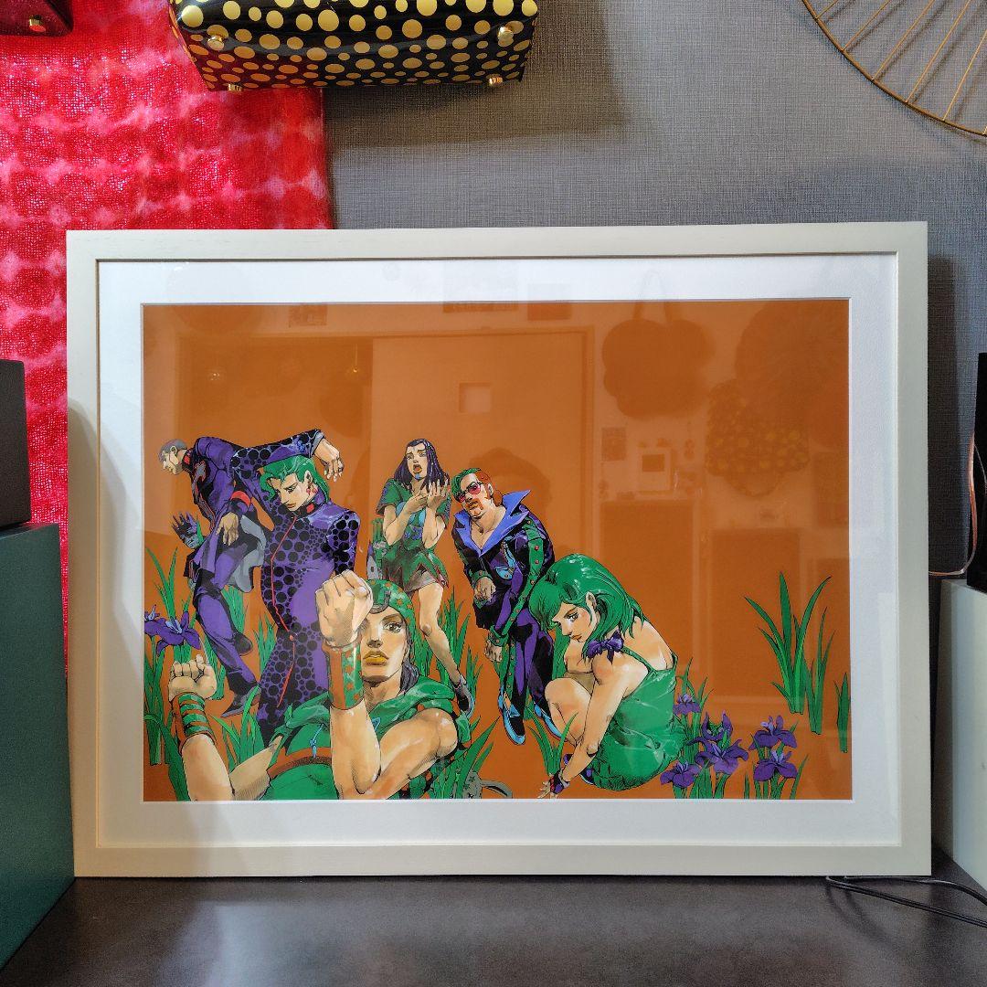 ジョジョの奇妙な冒険 複製原画 キーヴィジュアル 金沢 ジョジョ展 冒険の波紋