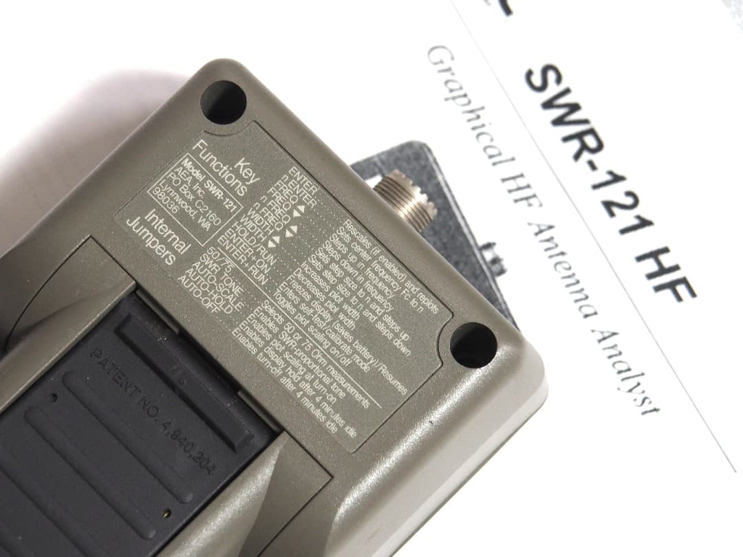 AEA HFアンテナアナライザー SWR-121 アンテナ分析器（ジャンク）