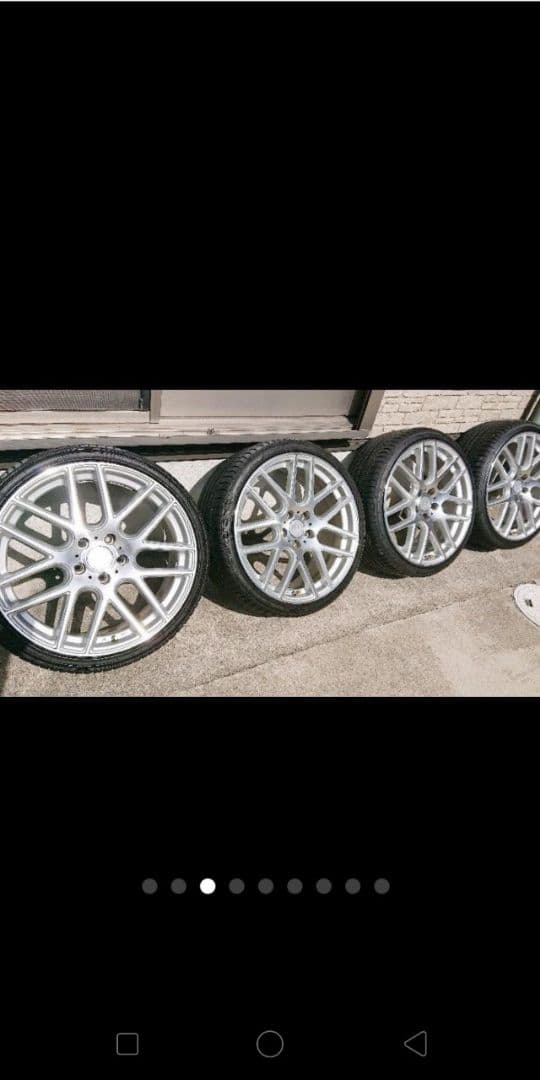 【期間限定送料込み】早い者勝ち  19インチ コンケイブタイヤ付き