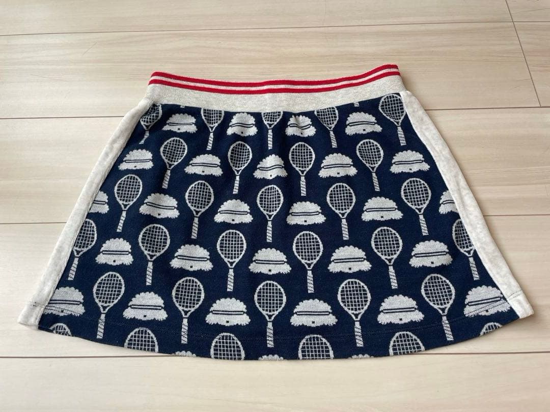 FILA テニスジャケット スコート　トイプードル柄　ネイビー　上下Mサイズ