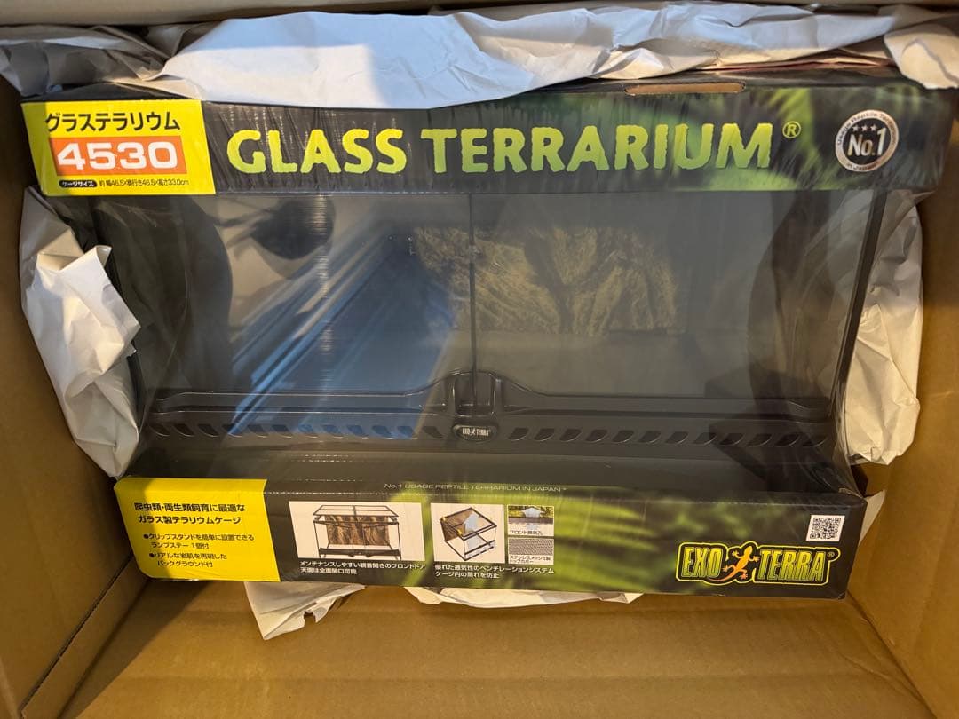 【新品送料込】GEX グラステラリウム4530 PT2603 爬虫類 ケージ