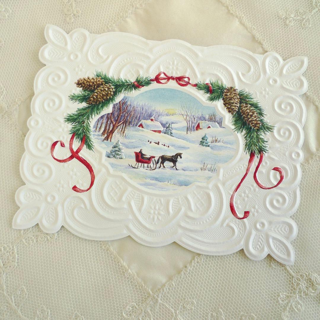 【なつ様】S18  キャロルウィルソンのXmasカード3点セット(2,200)