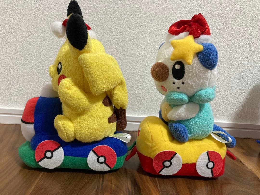 2011年発売つながるぬいぐるみ ピカチュウ ミジュマル クマシュン タブンネ