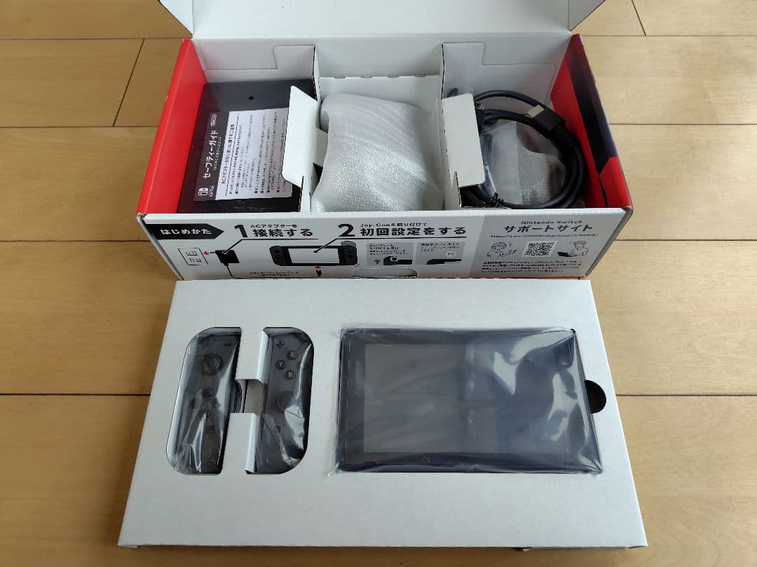 nintendo switch 本体　グレー