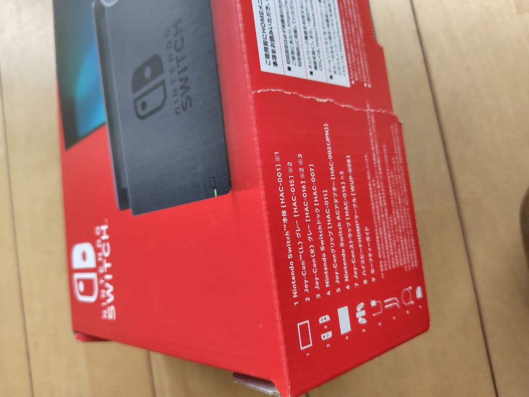 nintendo switch 本体　グレー