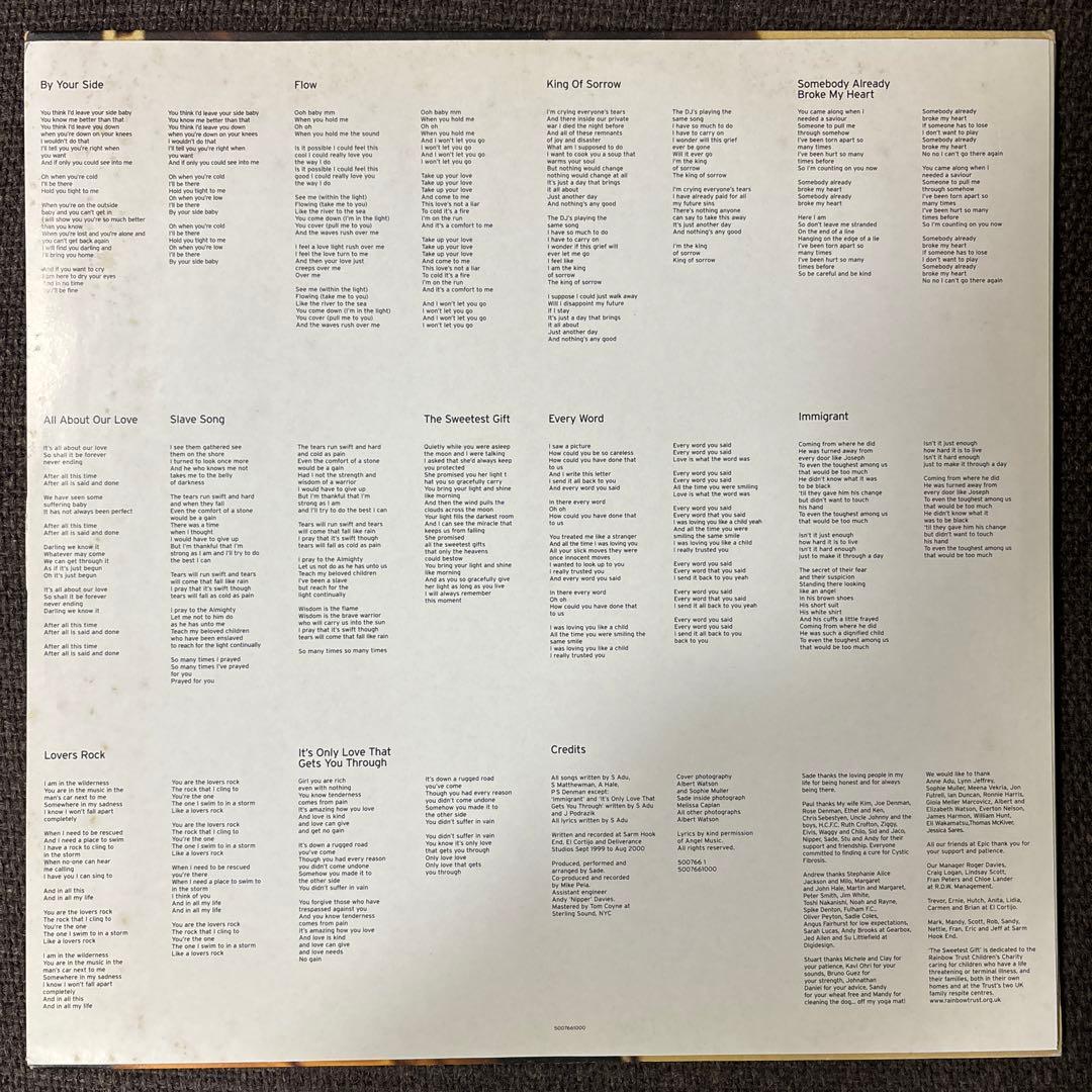 ⭐︎激レア盤⭐︎ Sade / Lovers Rock（美品）送料無料