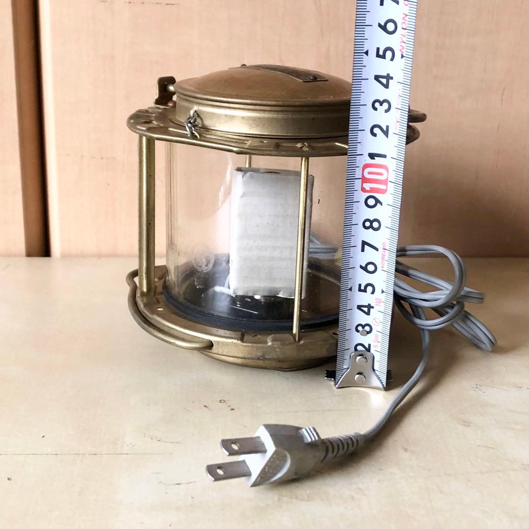 未使用 アンティーク 日本船燈 マリンランプ 電気ランタン 3