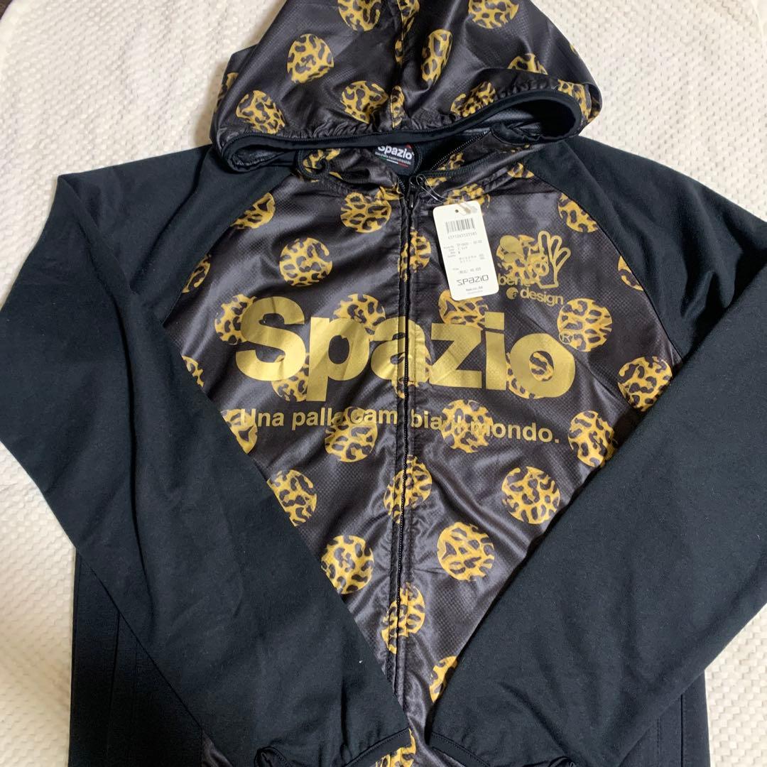 Spazio ヒョウ柄 フード付きピステ ➕ロンTセットMサイズ
