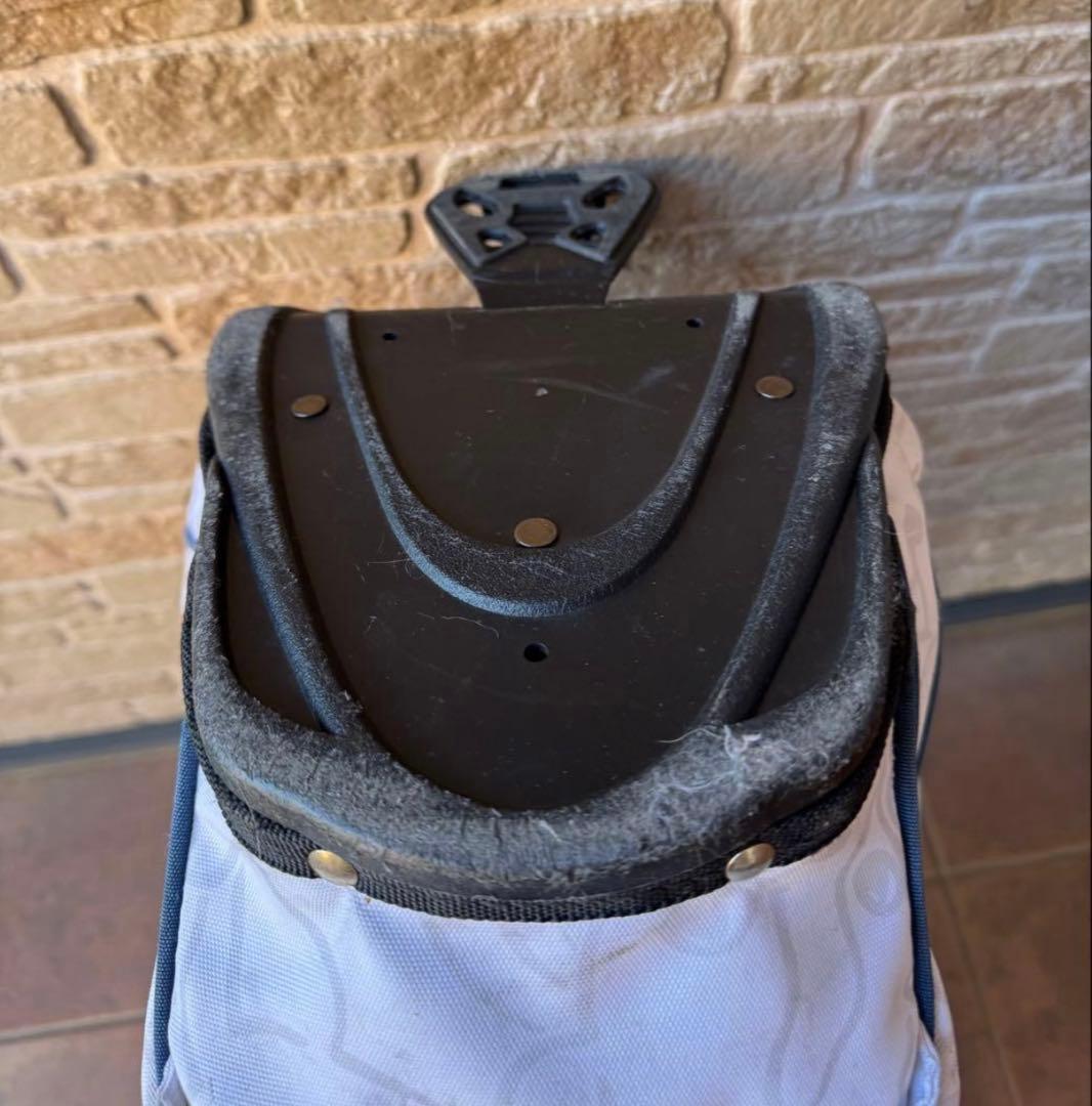 希少　『大容量』　ニューバランスゴルフ　スタンド式キャディバッグ　ブルドッグ柄