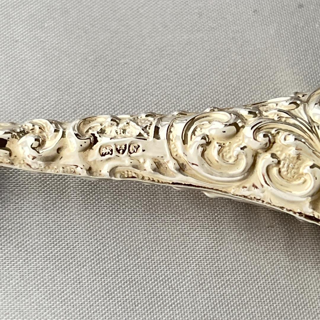 【J & R Griffin 】【純銀ハンドル】 靴べら 1913年 チェスター