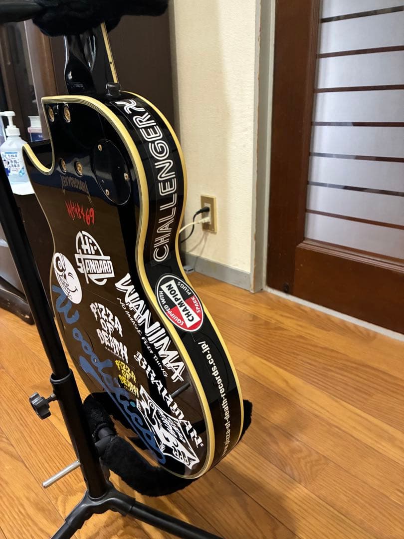 レスポール　横山健　ブラック　ナビゲーター　Navigator