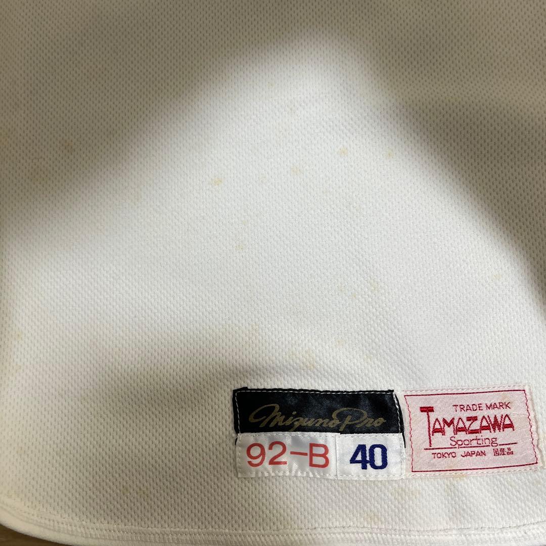 中日ドラゴンズ　南牟礼　実使用ホームユニフォーム