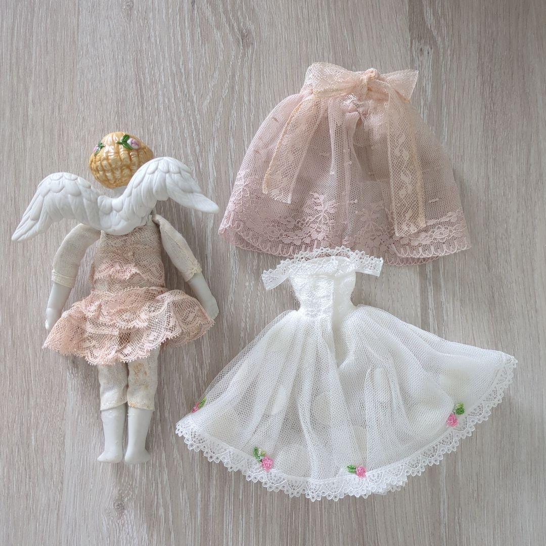 新春sale チャイナヘッドドール　ビンテージ　エンジェル天使　希少