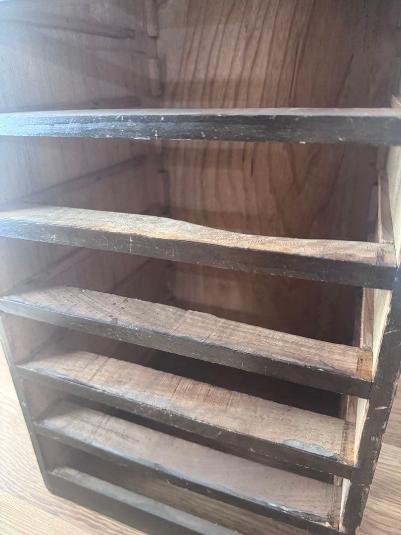 アンティーク引き出し棚 33×57×34