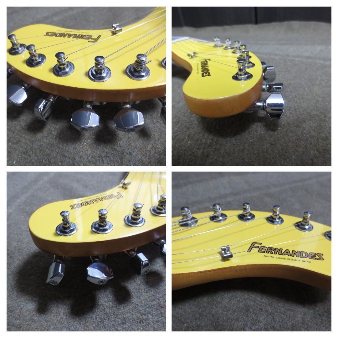 【整備済】フェルナンデス ZO-3ギター イエロー　ケース付き