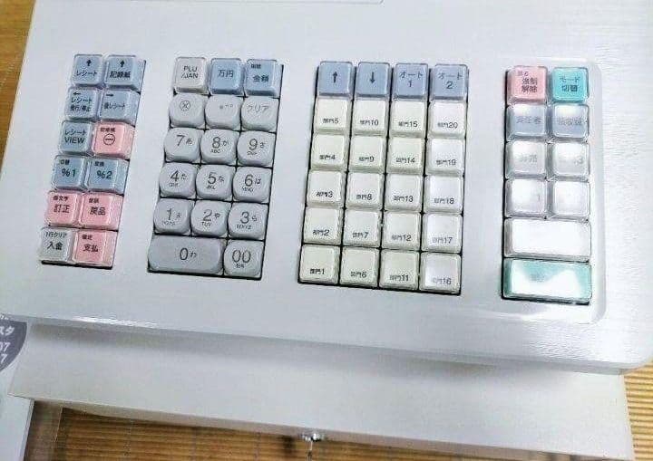シャープレジスター　XE-A407　PC連携売上管理　上位機種　060100