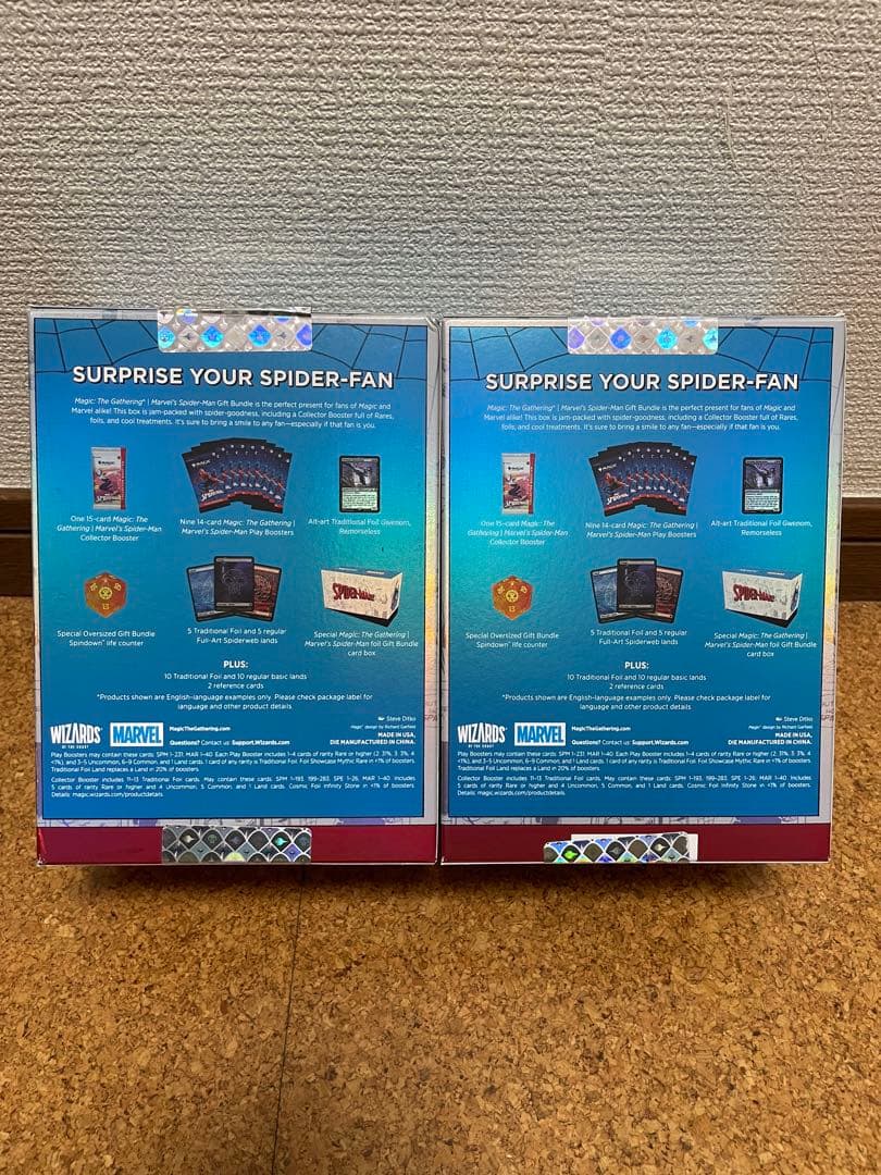 【2個】マジック：ザ・ギャザリング スパイダーマンGift Bundle 英語版