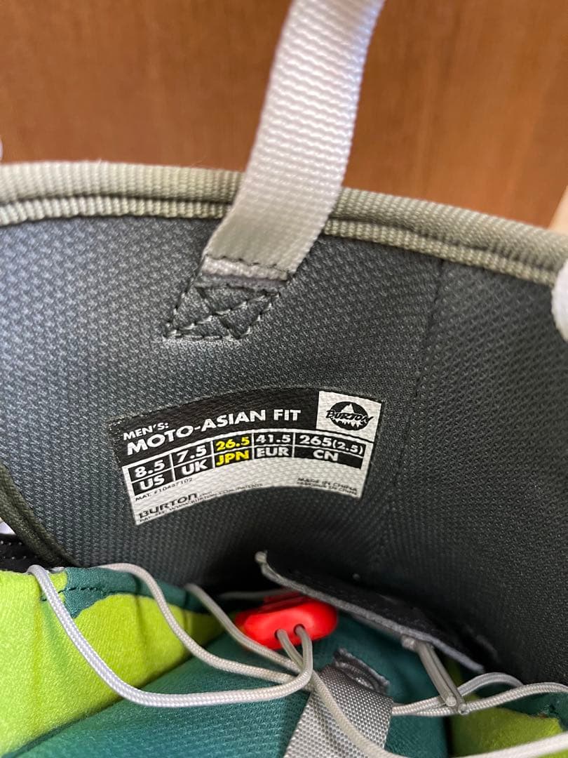 Burton Moto asianfit 26.5 スノーボードブーツ