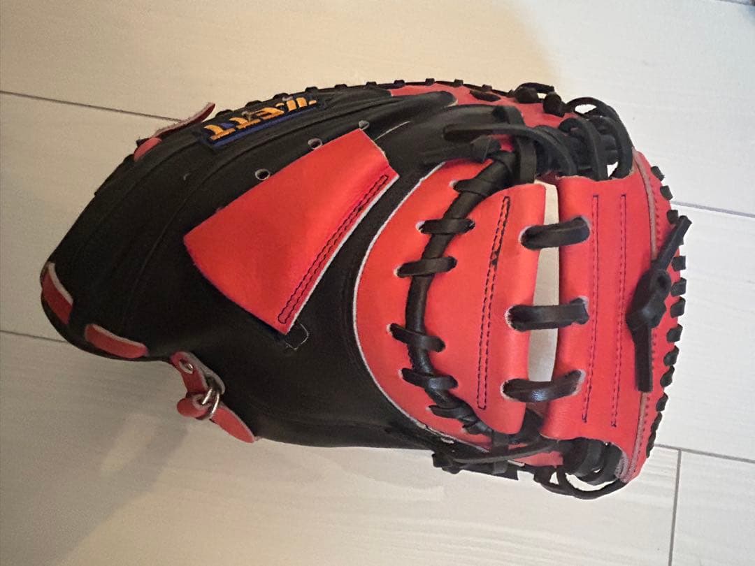 ZETT ゼット　軟式　キャッチャーミット　GRAN STATUS 赤