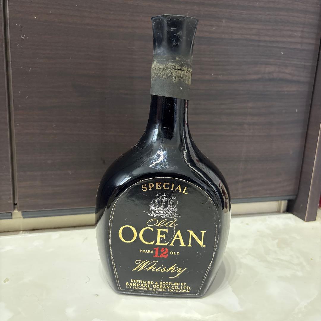 特級 三楽オーシャン スペシャルオールド 12年 黒キャップ　未開栓　ウイスキー