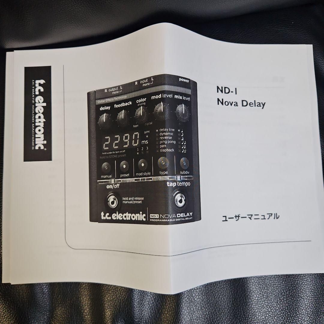 ギター t.c. electronic NOVA DELAY