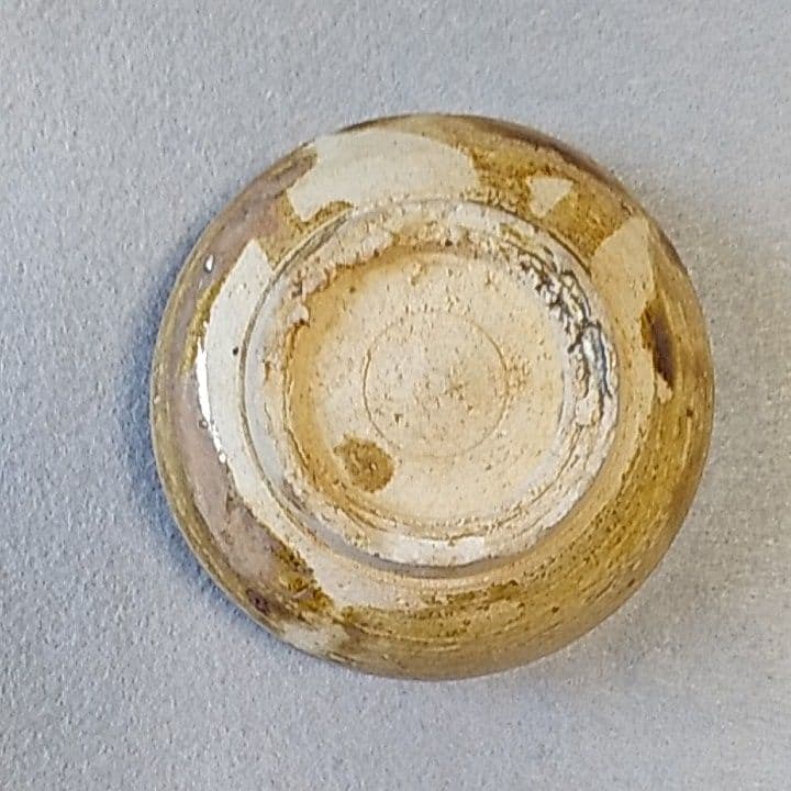 古瀬戸盃　古瀬戸ぐい吞み　古黄瀬戸ぐい吞み　古瀬戸酒盃　合わせ箱付き