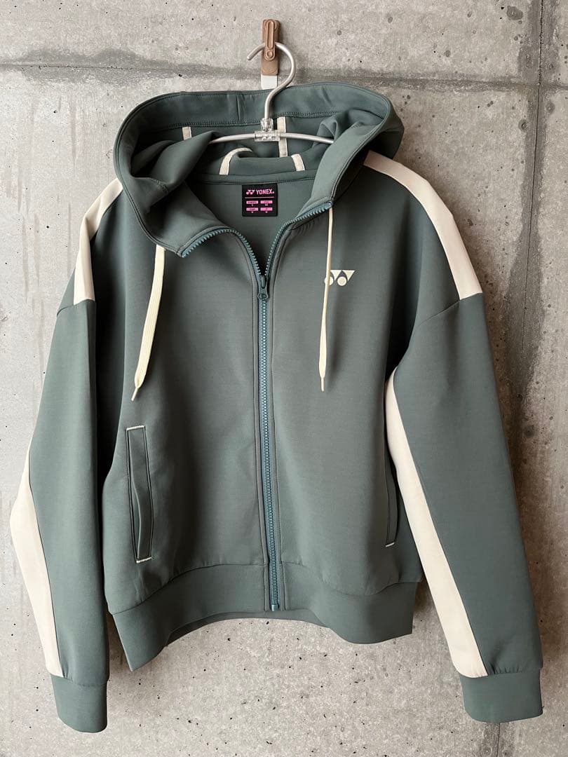 YONEX フード付きジャージセット ピスタチオカラー テニスウェア