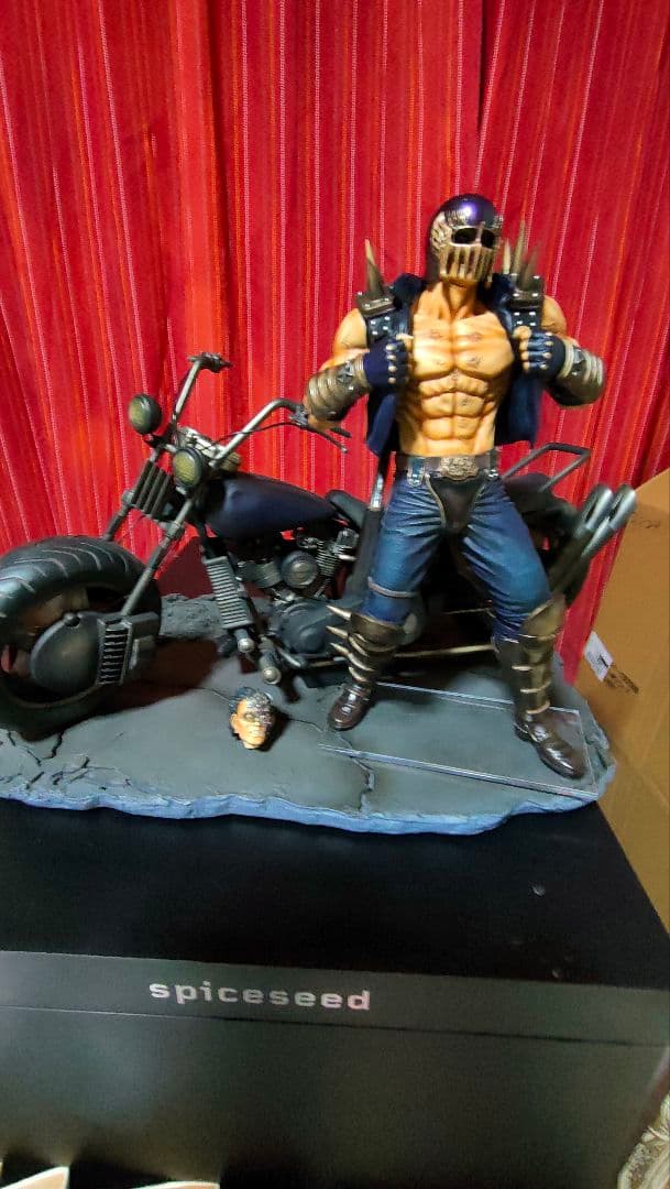 w*u様 北斗の拳 　スパイスシード　ジャギ　レジンキャスト＆バイクベース 　他