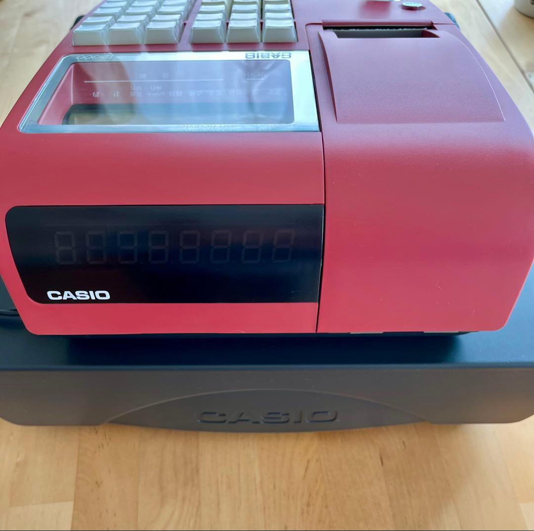 【美品】　CASIO レジスター　TE-300