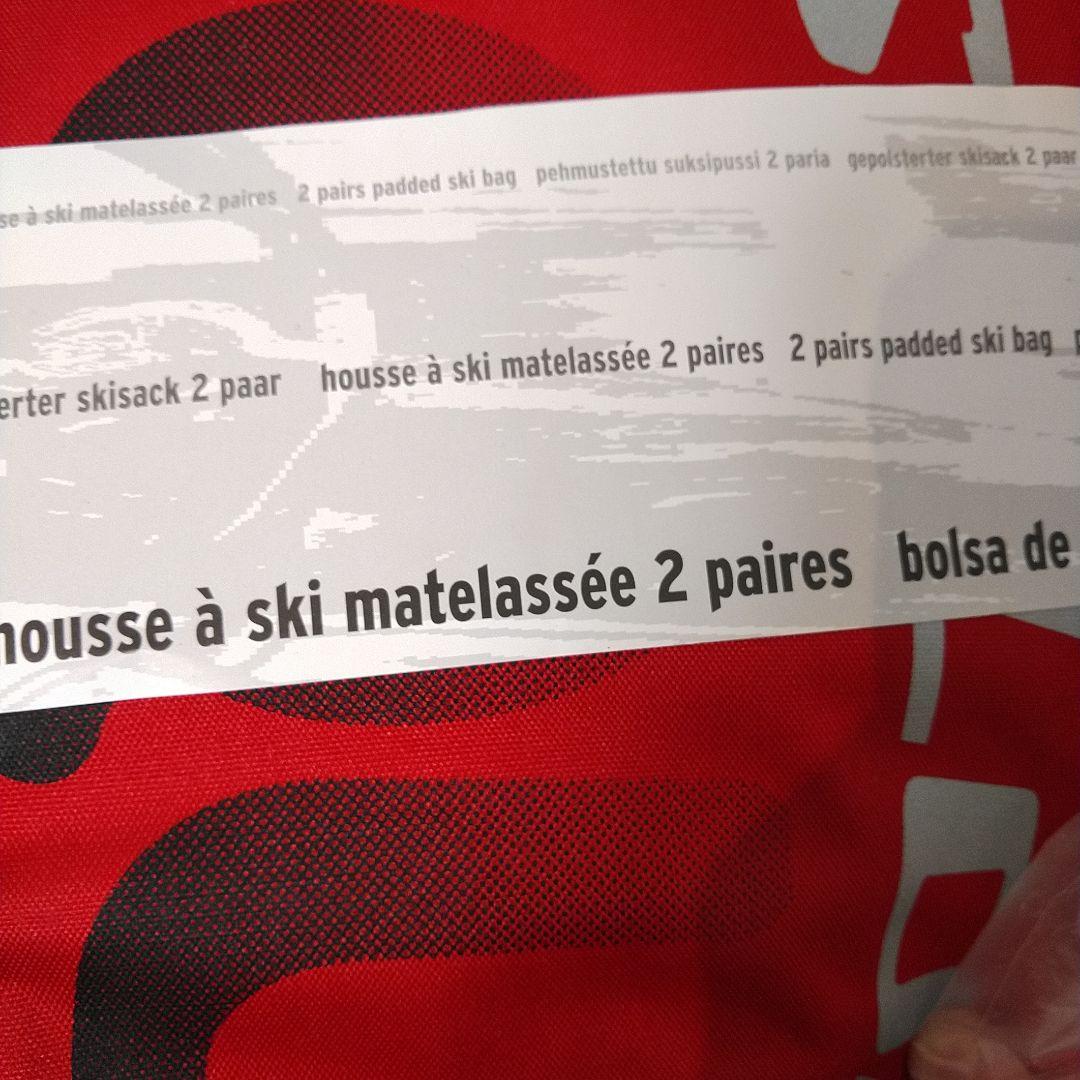 新品　SALOMON SQUAD スキーケース レッド/ブラック