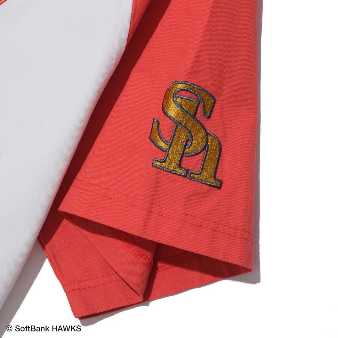 【ＫＥＢＯＺ】　ケボズ　ベースボールシャツ ホークス L