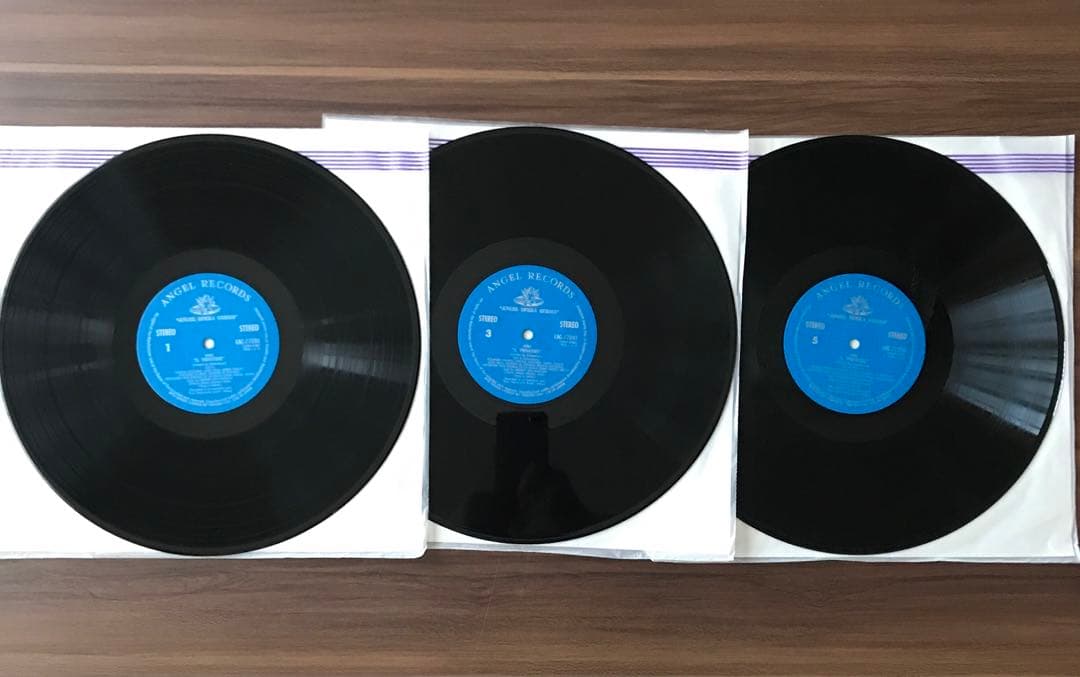 ヴェルディ　歌劇「イル・トロヴァトーレ」全曲　マリア・カラス　カラヤン　LP3枚