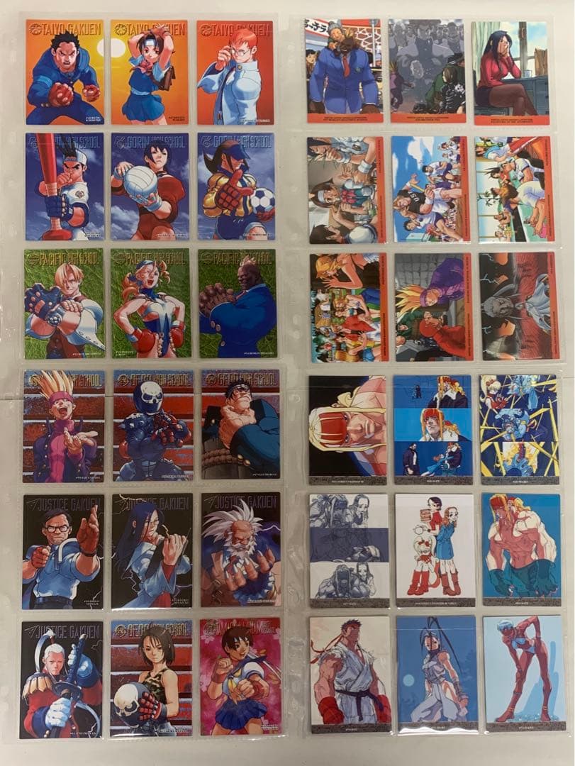 カードダスマスターズ　ALL CAPCOM WORLD 98 コンプリートセット