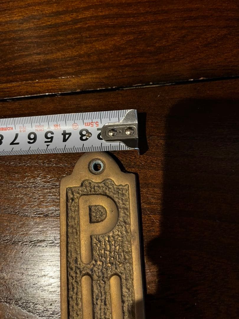 英国アンティーク　ドアプレート