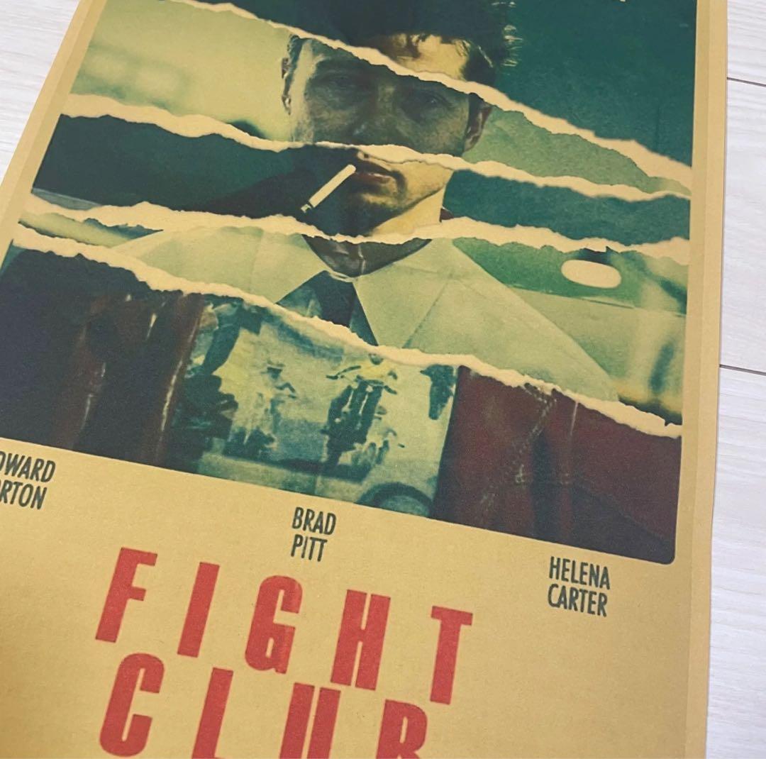 2点額縁セット K506A3 ファイトクラブ 映画 ポスター ブラッド・ピット