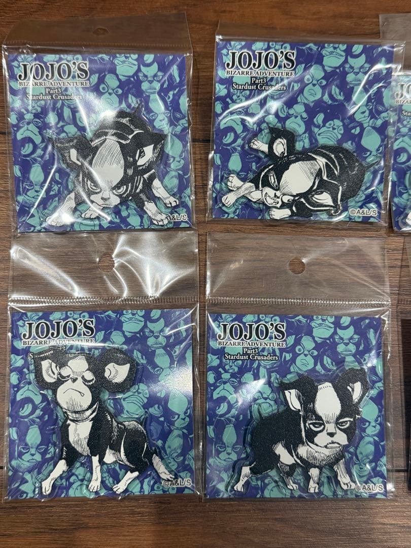 ジョジョの奇妙な冒険3部★イギー★アクリルバッジ　2015JJフェアバッヂ