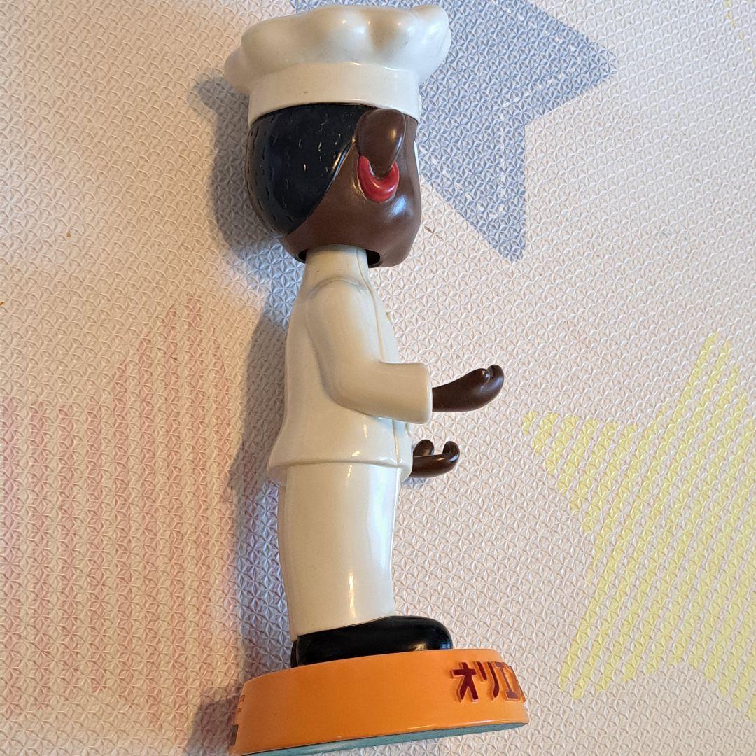 オリエンタルカレー　シェフキャラクター フィギュア　首降り　ソフビ　昭和レトロ