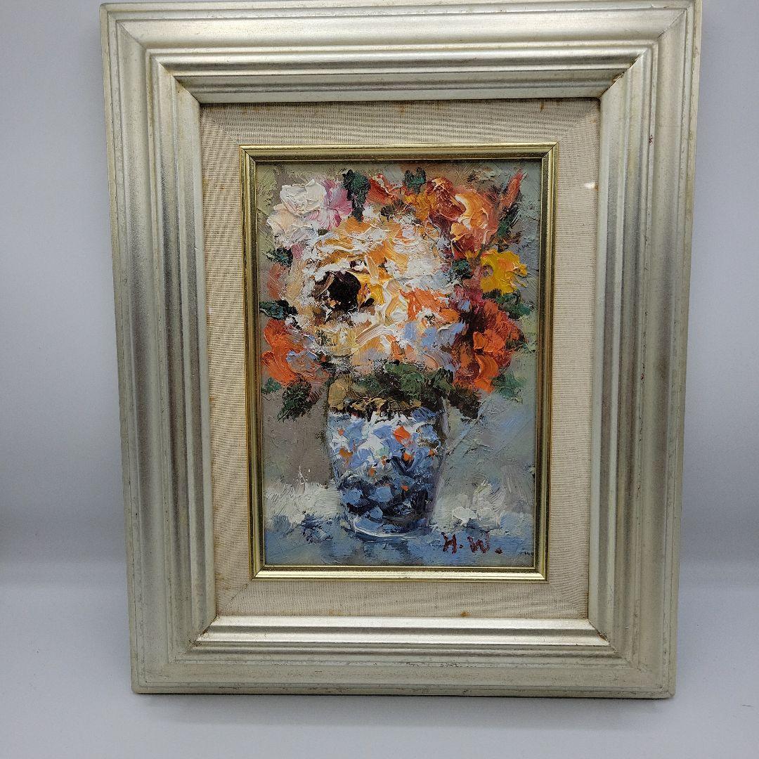 渡部ひでき　絵画・額縁・油絵・渡真贋・薔薇