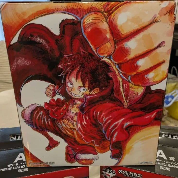 ワンピース　カードゲーム　一番くじ　Ａ賞　モンキー・D・ルフィ　フィギュア