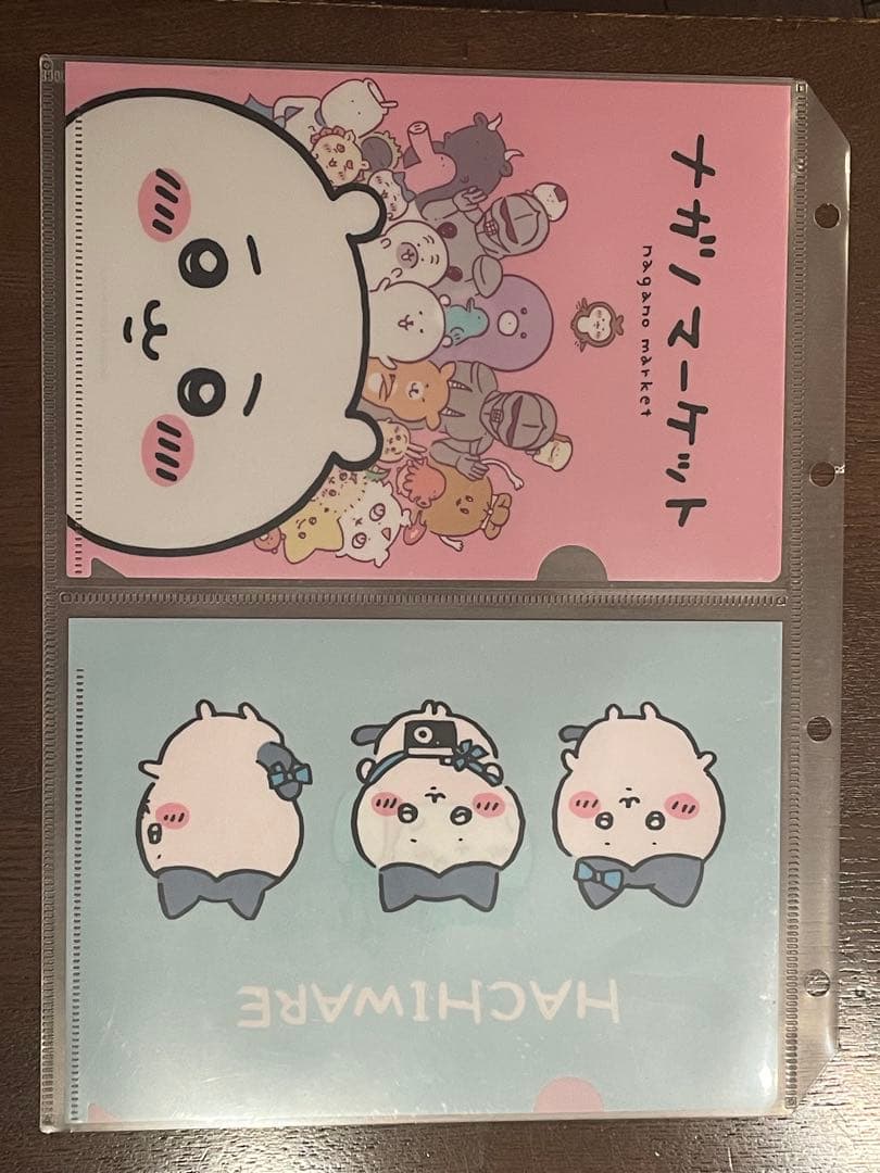 ちいかわ ノベルティクリアファイル 8枚セット なんとかなれ