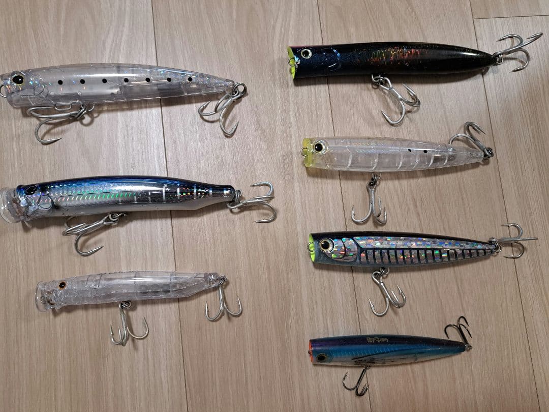 ポッパー　フック付き　バラ売り可　ダックダイブ　ポップクイーン　フィードポッパー