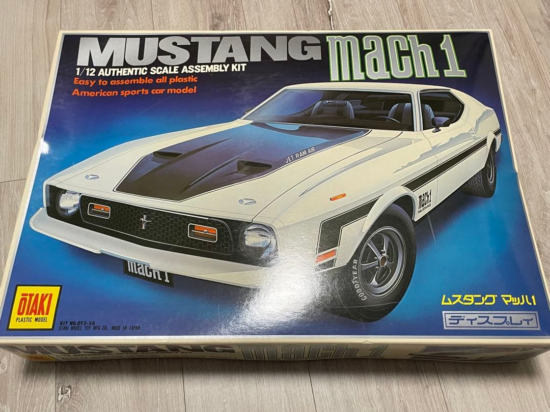 希少　レトロ　OTAKI　1/12　ムスタングマッハ1