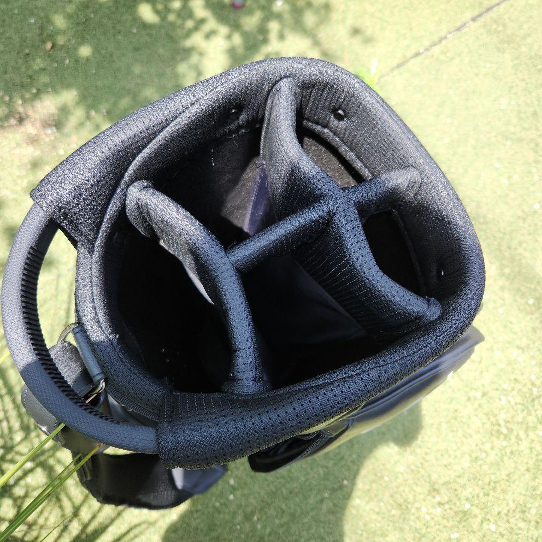 ゴルフキャディバッグ ブラック　BLACK CLOVER