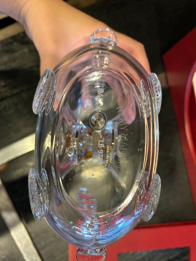 レミーマルタン　ルイ13世　 700ml バカラ製ボトル空瓶　箱付き　替栓付