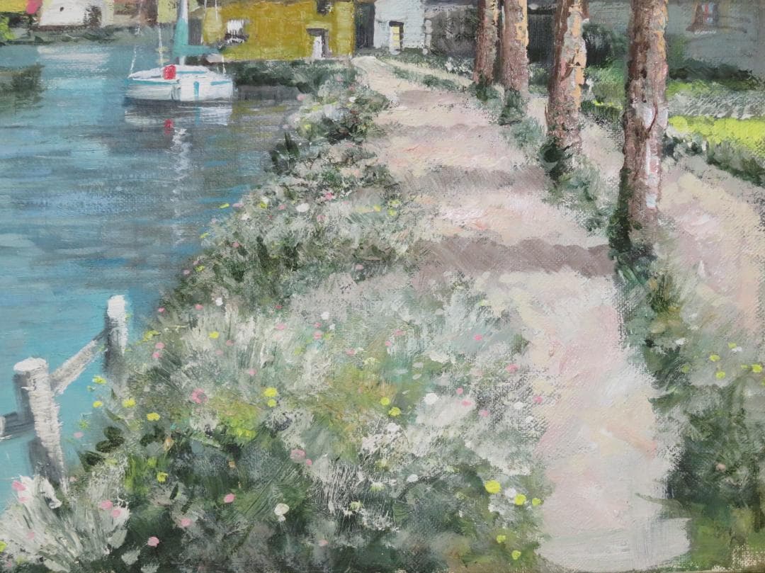 ◆ 春野修一 　「 ロワール」　油彩　F6　伊寿美会所属　◆