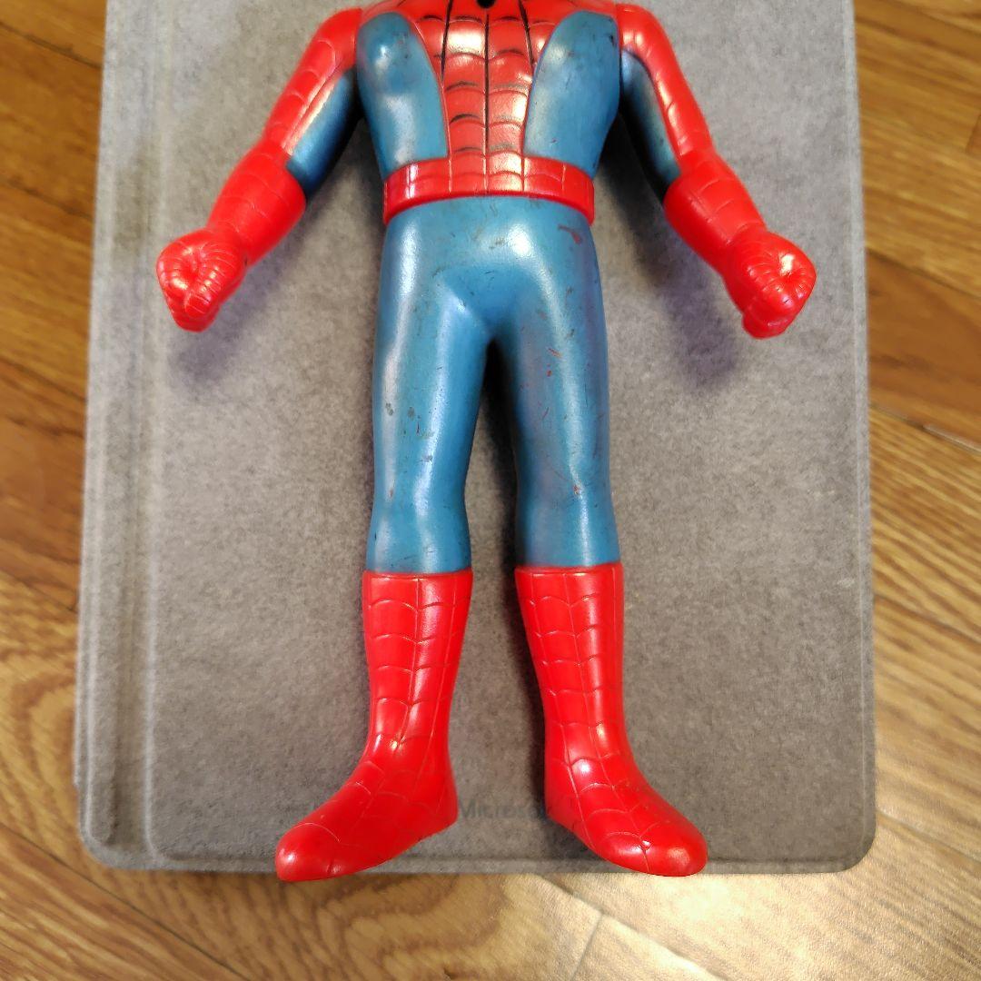 【レア品・当時物】スパイダーマン　ソフビ　1978年　東映